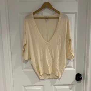 Joie Soft Cream Knit Top